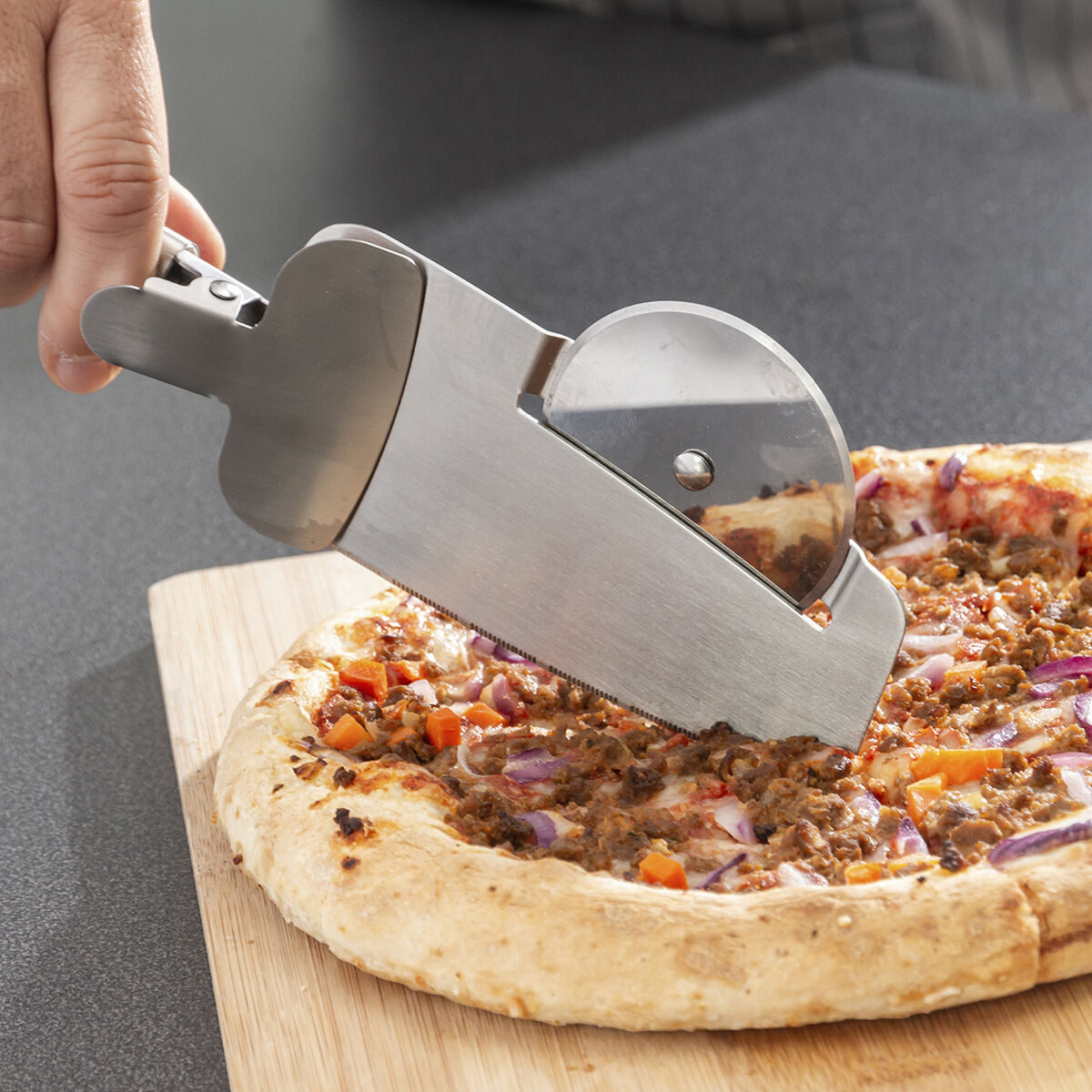 Pizzakniv 4-in-1 Nice Slice InnovaGoods - 25