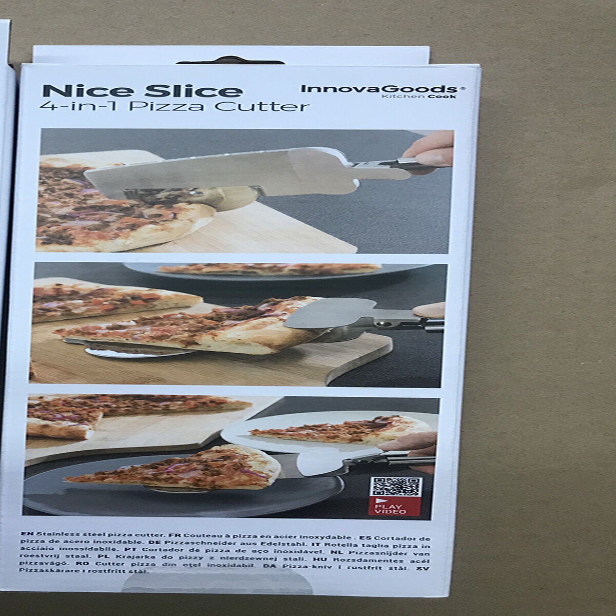 Pizzakniv 4-in-1 Nice Slice InnovaGoods - 36