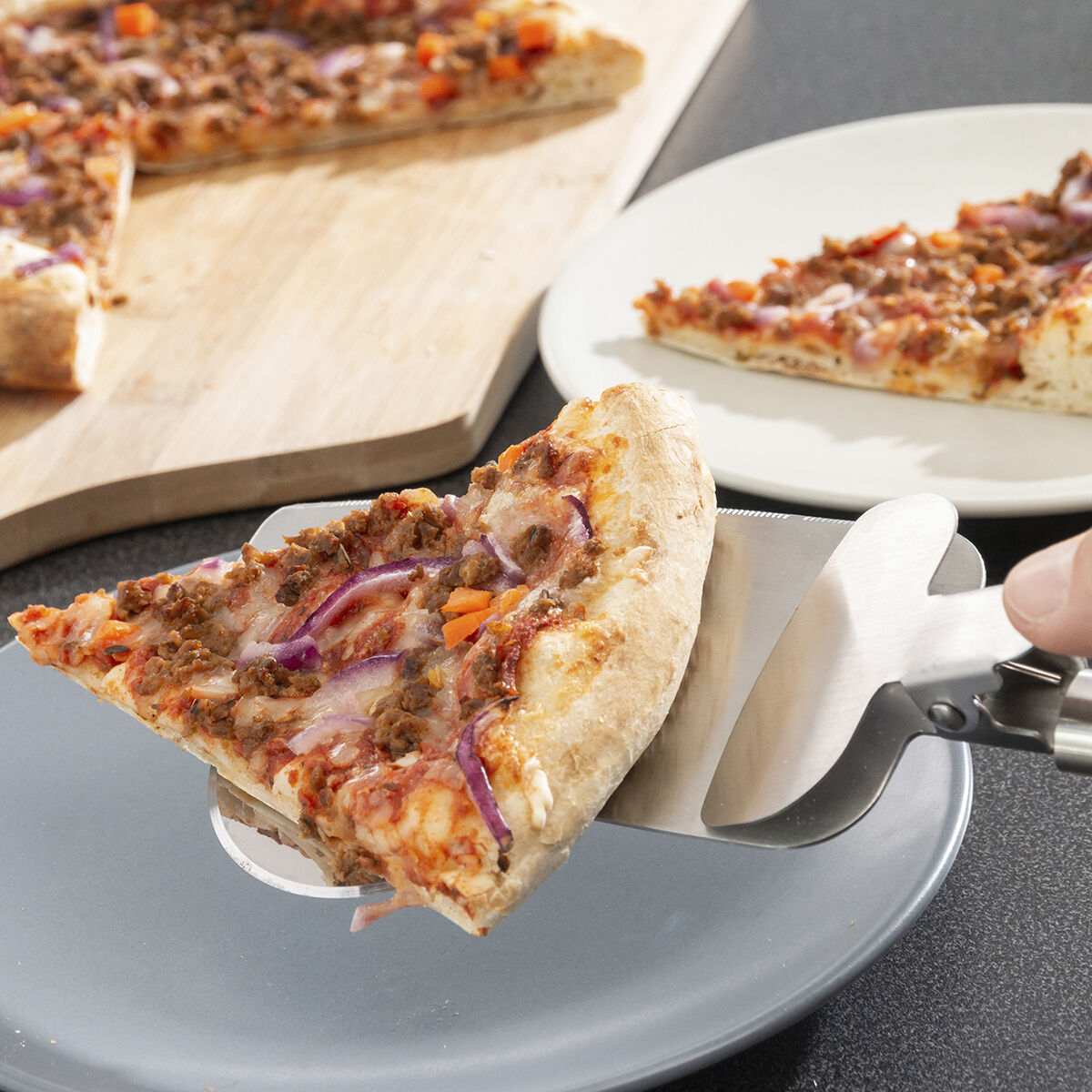 Pizzakniv 4-in-1 Nice Slice InnovaGoods - 26