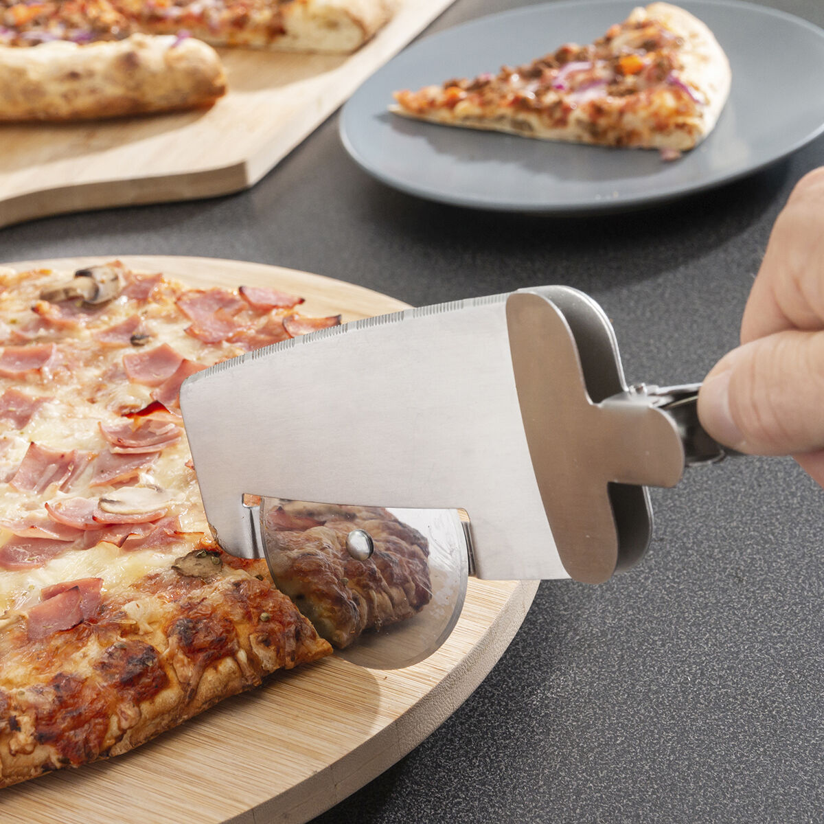 Pizzakniv 4-in-1 Nice Slice InnovaGoods - 23