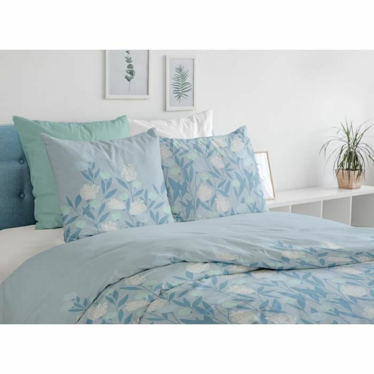 Täckslagsset HOME LINGE PASSION Blå 220 x 240 cm - 4