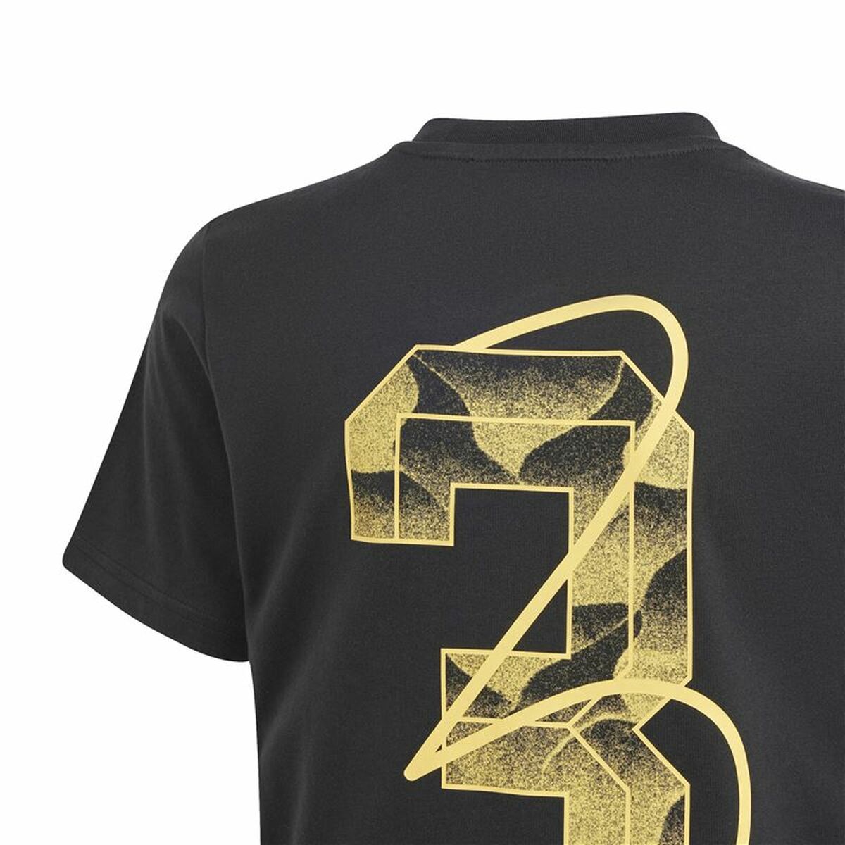 T-shirt med kortärm Adidas Hot G Svart - 3