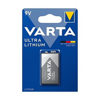 Batterier Varta Ultra Lithium 9 V (1 antal)