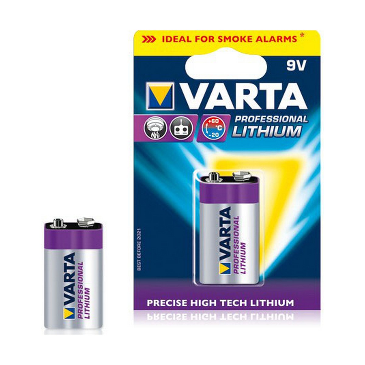 Batterier Varta Ultra Lithium 9 V (1 antal) - 3