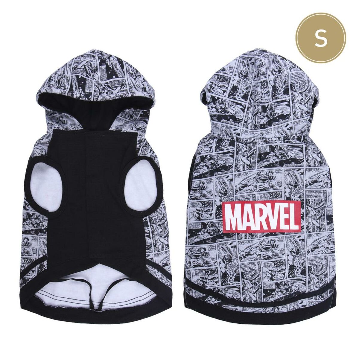 Hundtröja Marvel S Grå