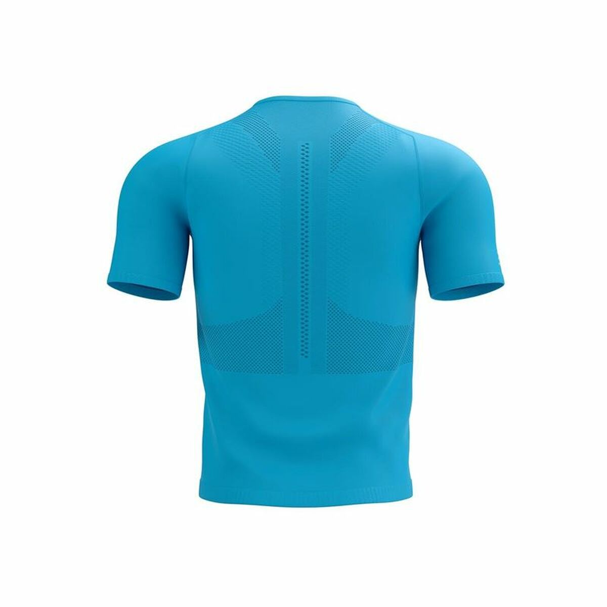 T-shirt med kortärm Unisex Compressport Trail Half-Zip Fitted SS Himmelsblå - 5
