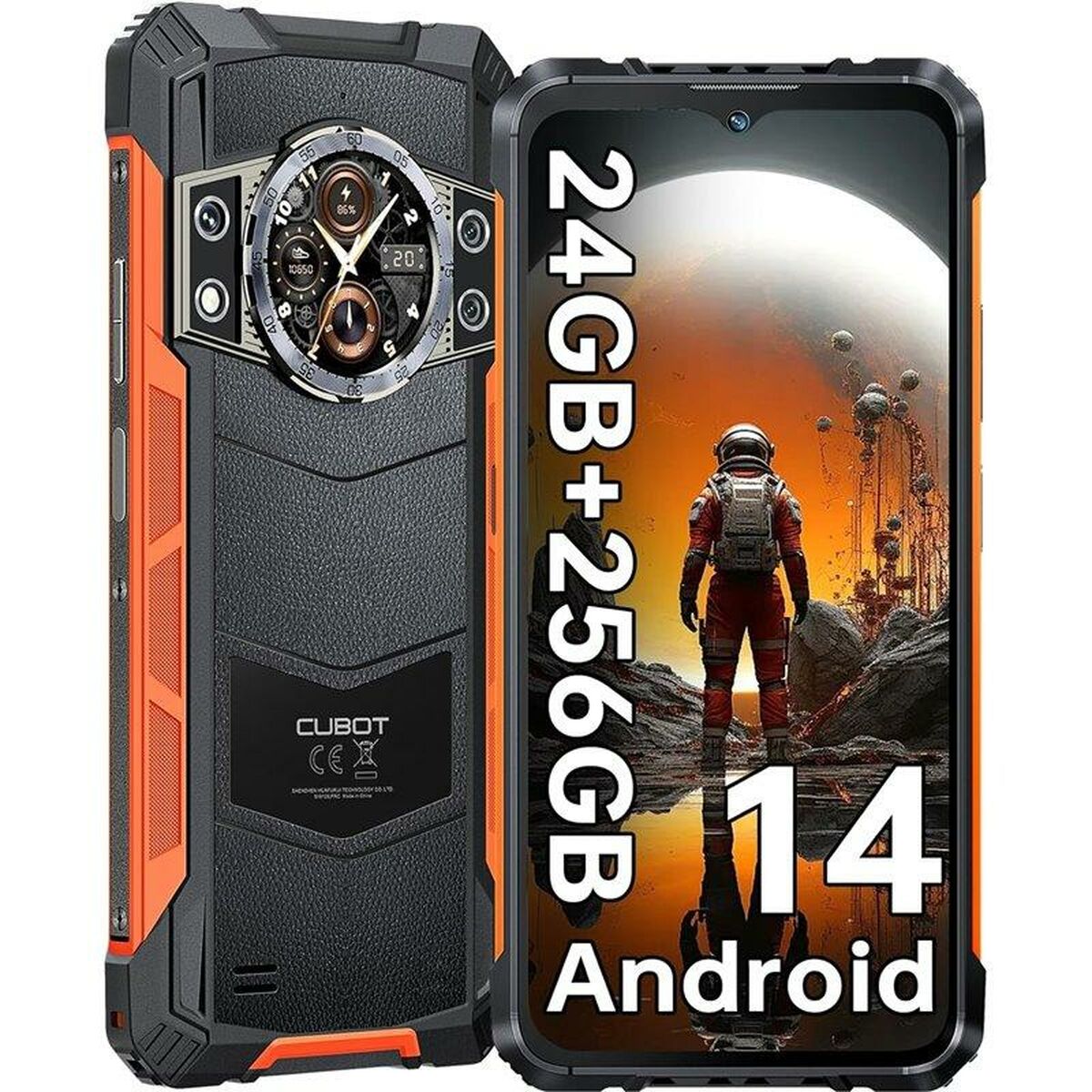Smartphone Cubot KING KONG ACE 3 6,5" 8 GB RAM 256 GB Svart/Röd