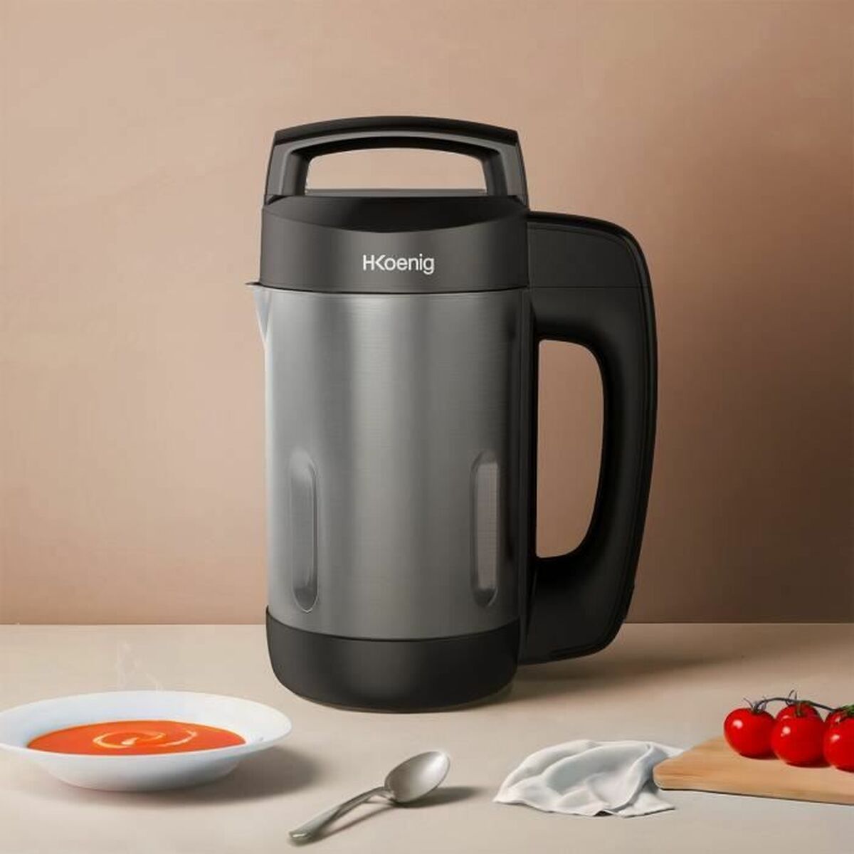 Glasmixer Hkoenig Svart Grå 850 W - 3
