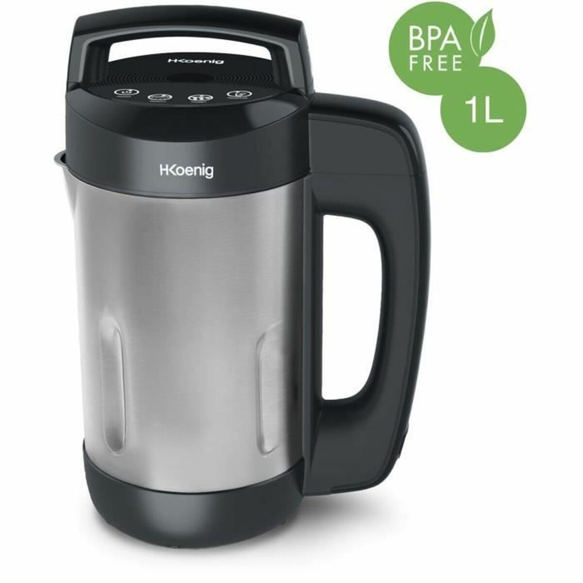 Glasmixer Hkoenig Svart Grå 850 W