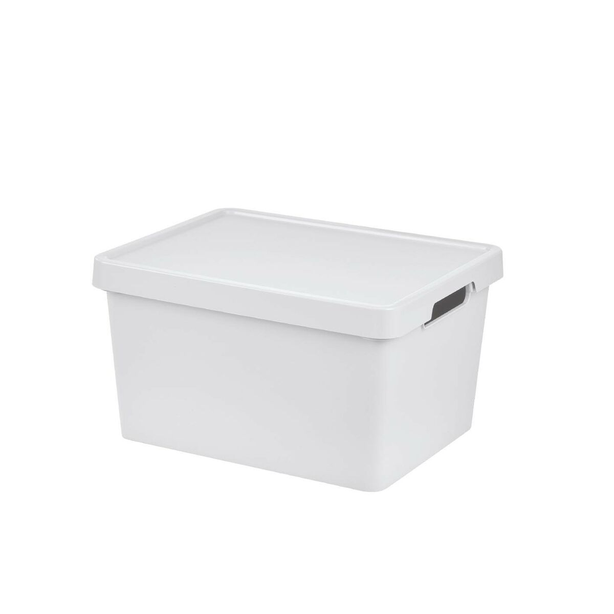 Förvaringslåda med lock Tontarelli Maya Vit 16,2 L 36 x 28 x 20 cm - 2