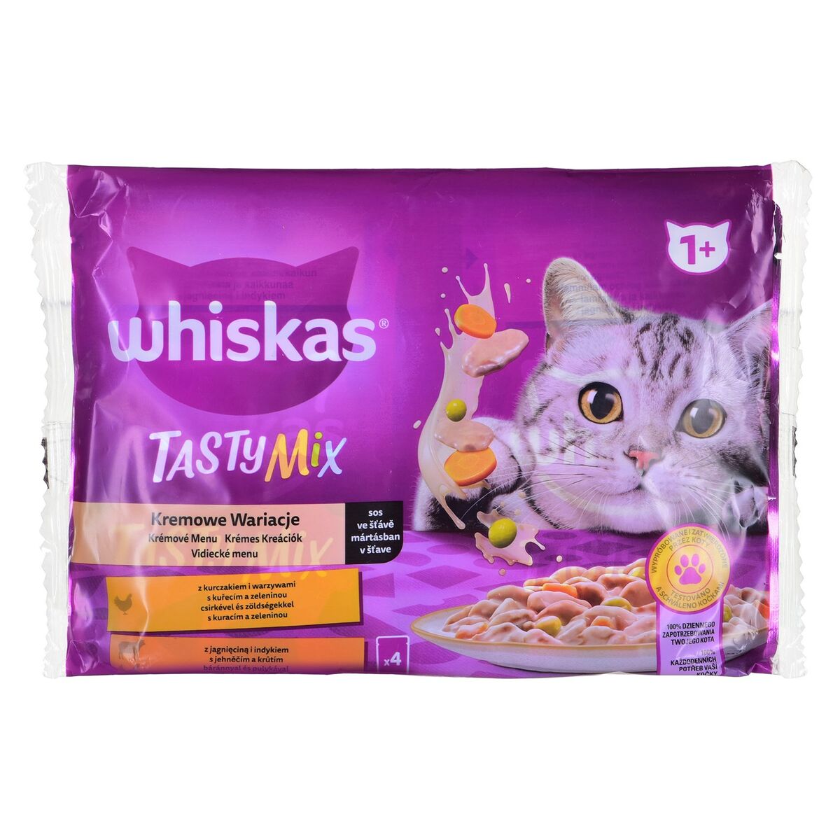 Kattmat Whiskas Tasty Mix Kyckling Kalkon Lamm Grönsak - 2