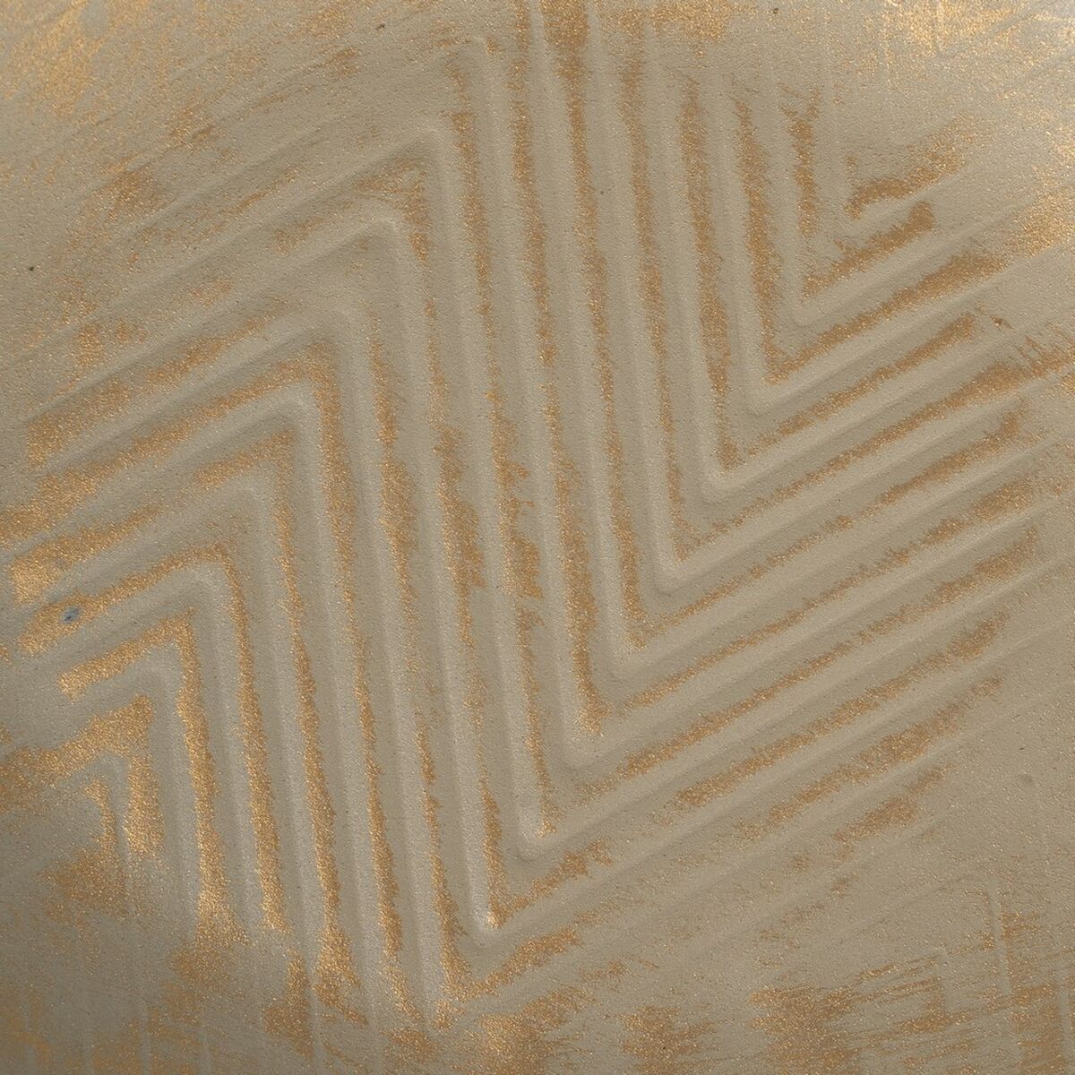 Bordsdekoration Beige Gyllene Järn 37 x 37 x 8 cm - 3