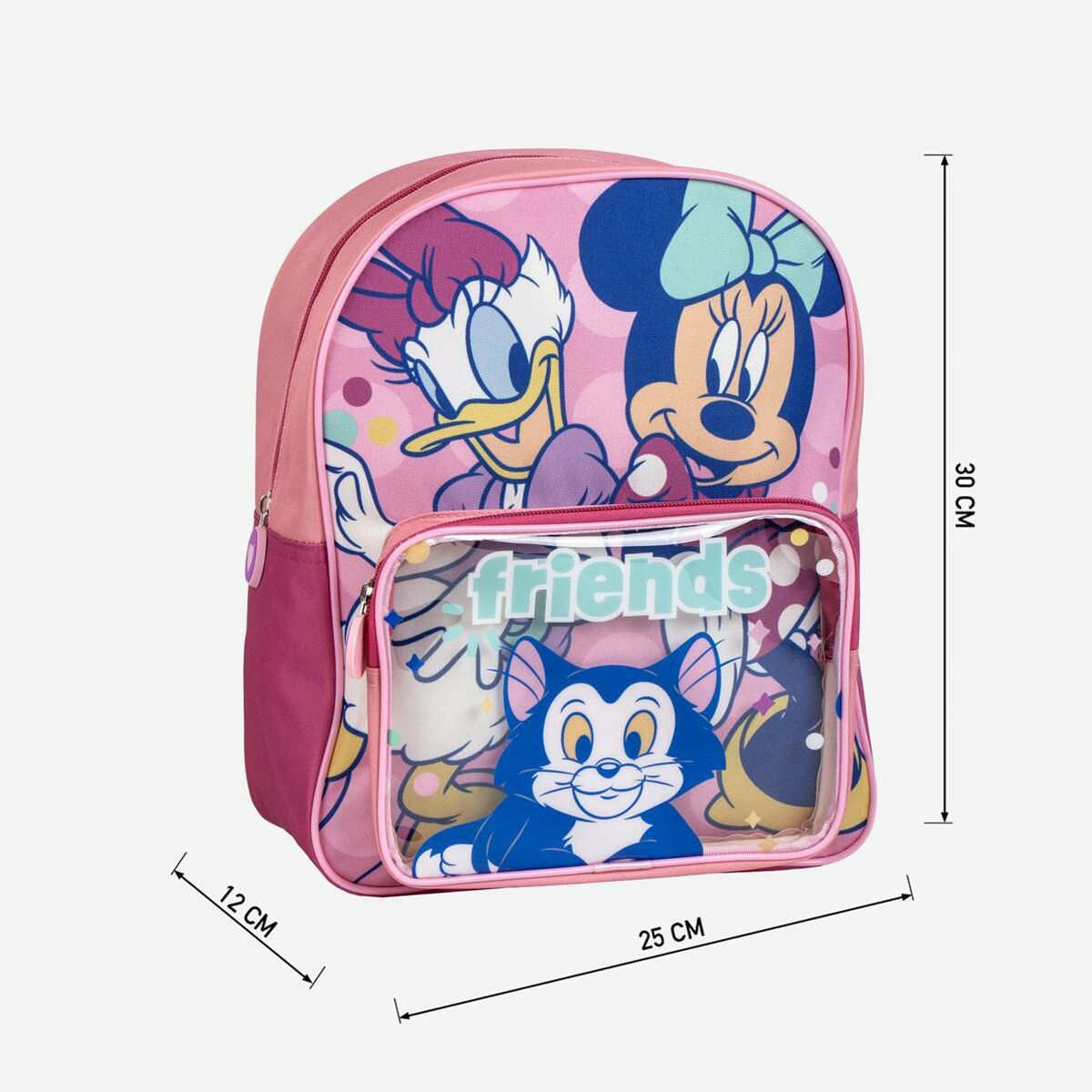 Skolryggsäck Minnie Mouse Rosa 25 x 31 x 14 cm - 4