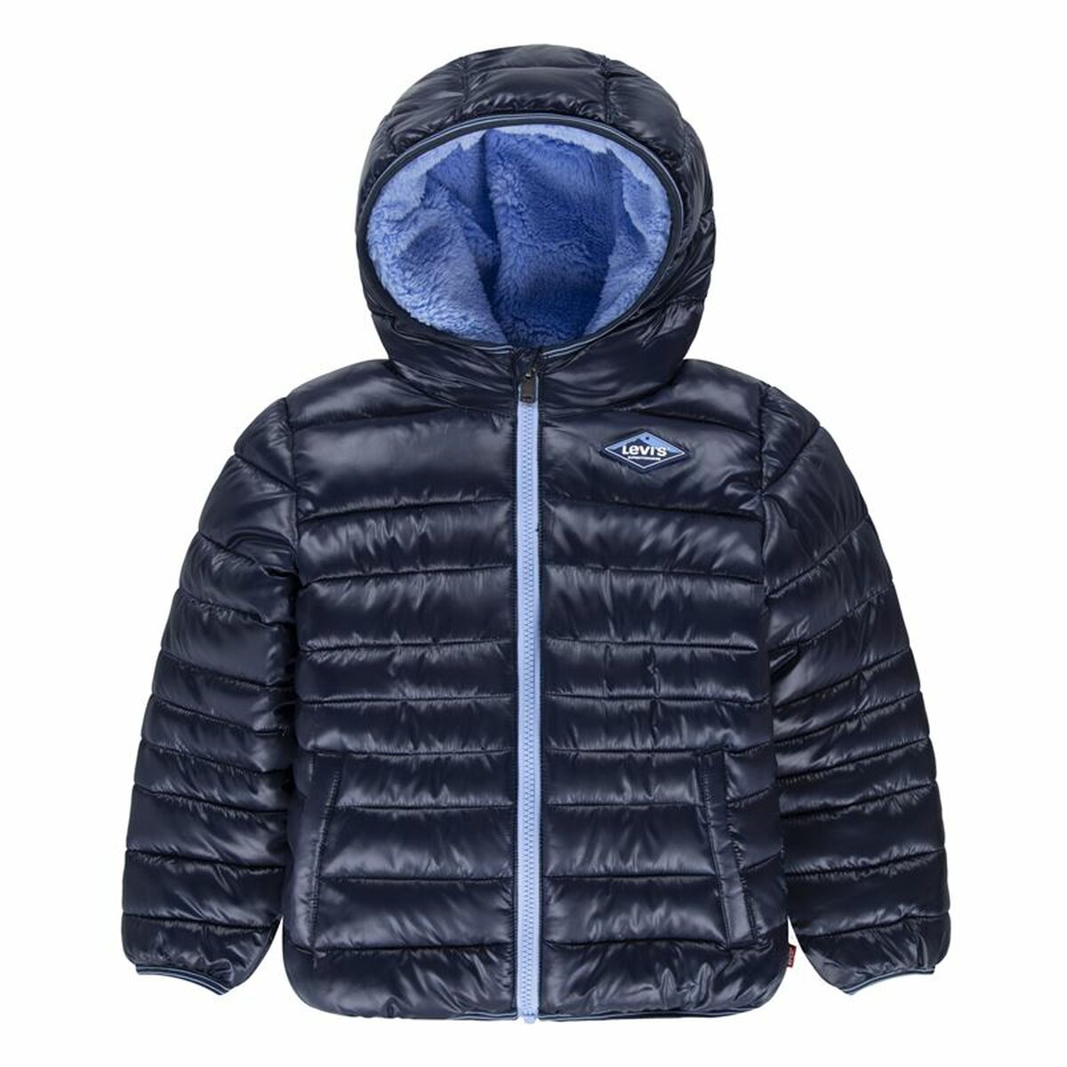 Sportjacka, Barn Levi's Sherpa Lined Mdwt Puffer J Dress Mörkblå - 2