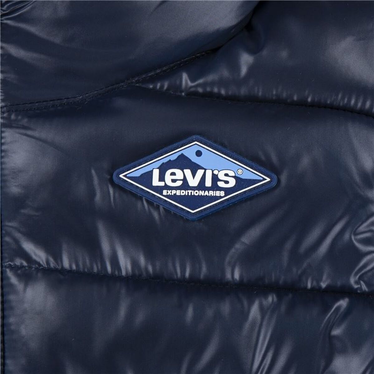 Sportjacka, Barn Levi's Sherpa Lined Mdwt Puffer J Dress Mörkblå - 6