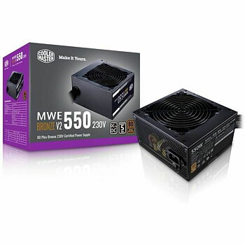 Strömtillförsel Cooler Master MPE-5501-ACABW-BEU ATX 550 W 110 W 80 Plus Silver