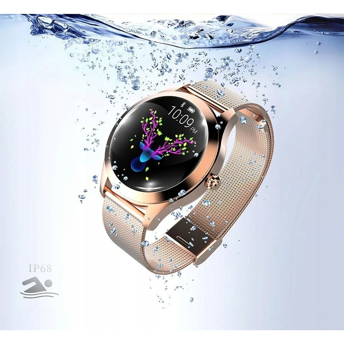Smartklocka Oromed SMART LADY Guldrosa 1,04" - 7