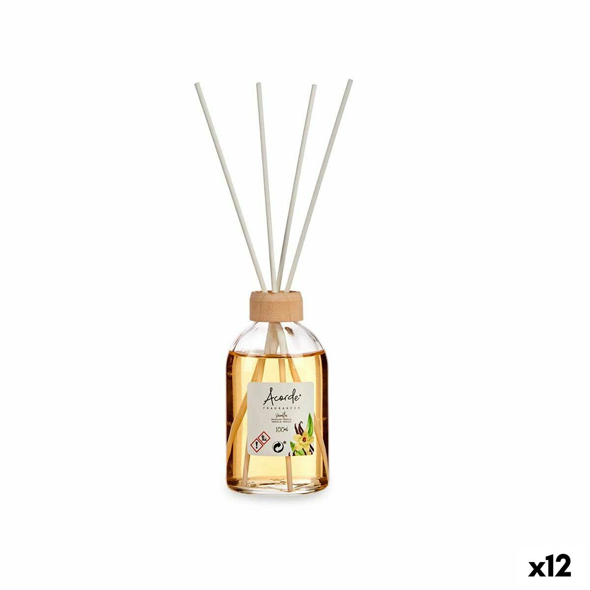 Parfympinnar Acorde Vanilj 100 ml (12 antal)