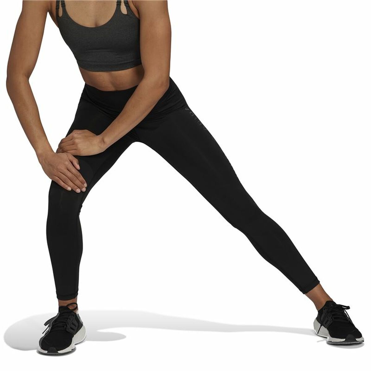 Sport-leggings, Dam Adidas 7/8 Own Colorblock Svart - 14