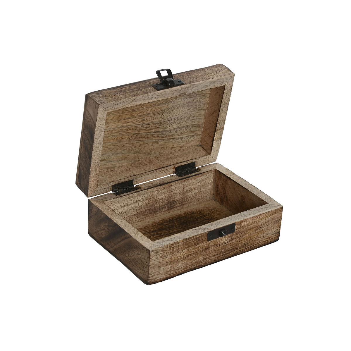 Smyckeskrin Home ESPRIT Brun Mangoträ 15 x 10 x 6 cm (4 antal) - 3