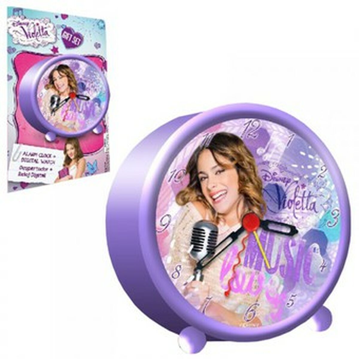 Väckarklocka Violetta Disney - Sveglia Analog - 2
