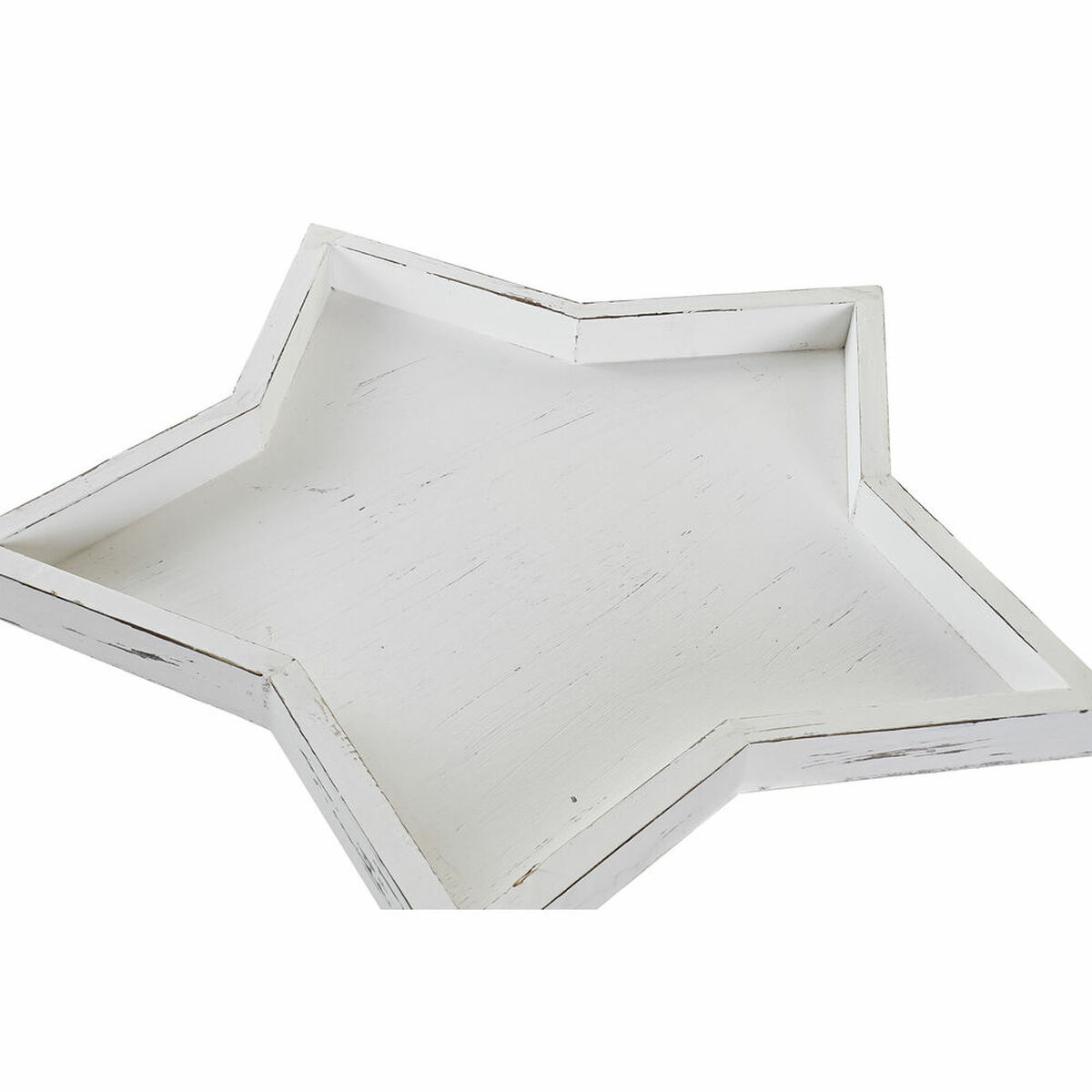 Bordsdekoration DKD Home Decor Vit Trä 57 x 54 x 3 cm (3 Delar) - 5