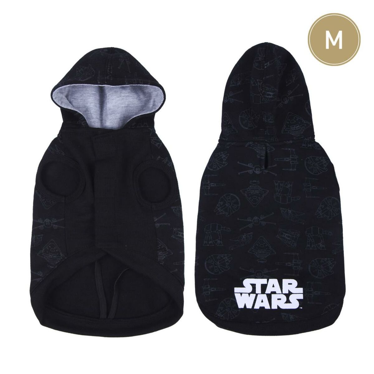 Hundtröja Star Wars M Svart - 8