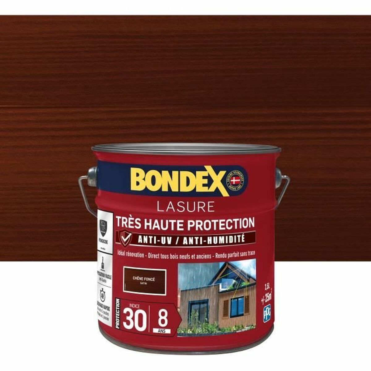 Grundfärg Bondex Brun Satinfinish 2,5 L