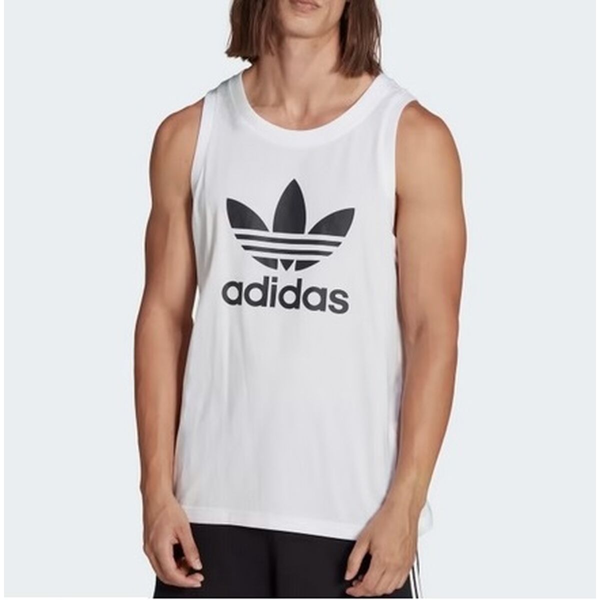 Ärmlös sporttröja Herr Adidas  TREFOIL TANK IA4808  Vit - 2