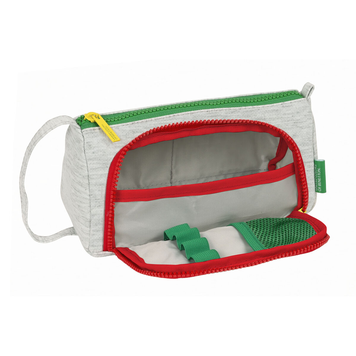 Skolväska Benetton Pop Grå 20 x 11 x 8.5 cm - 7