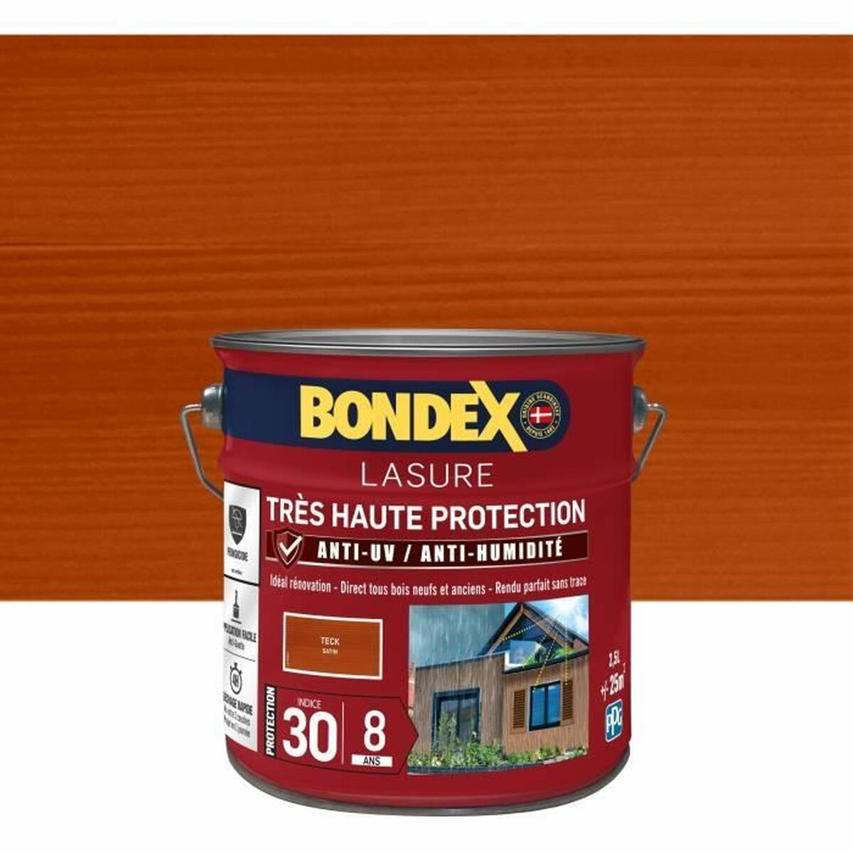 Grundfärg Bondex Orange Satinfinish 2,5 L