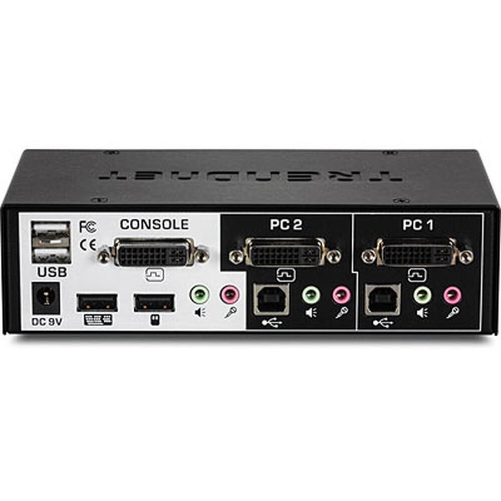 KVM-Brytare Trendnet TK-222DVK - 2