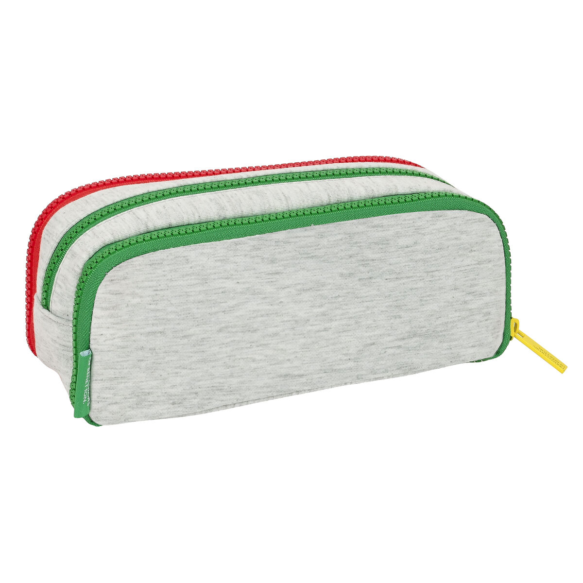 Tredubbel Carry-all Benetton Pop Grå (21 x 8 x 8 cm) - 9