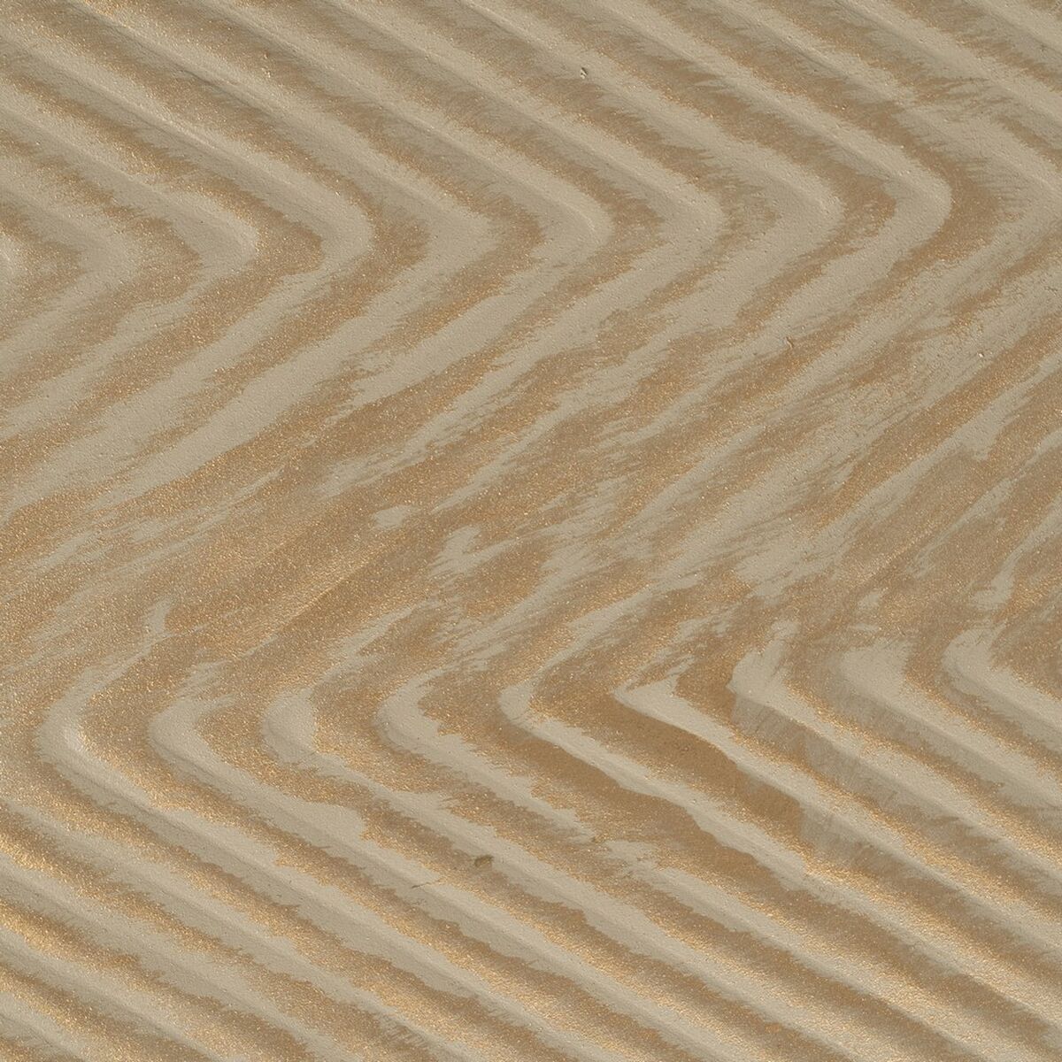 Dekorativ bricka Beige Gyllene 26 x 26 x 2 cm - 4