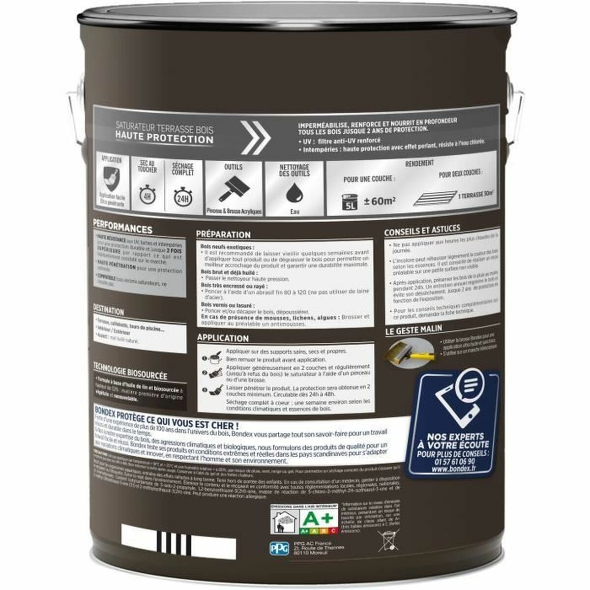 Grundfärg Bondex Matt 5 L - 5