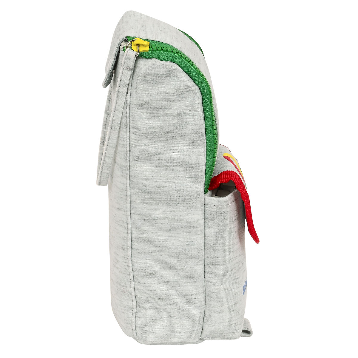 Skolväska Benetton Pop Grå (6 x 21 x 6 cm) - 8