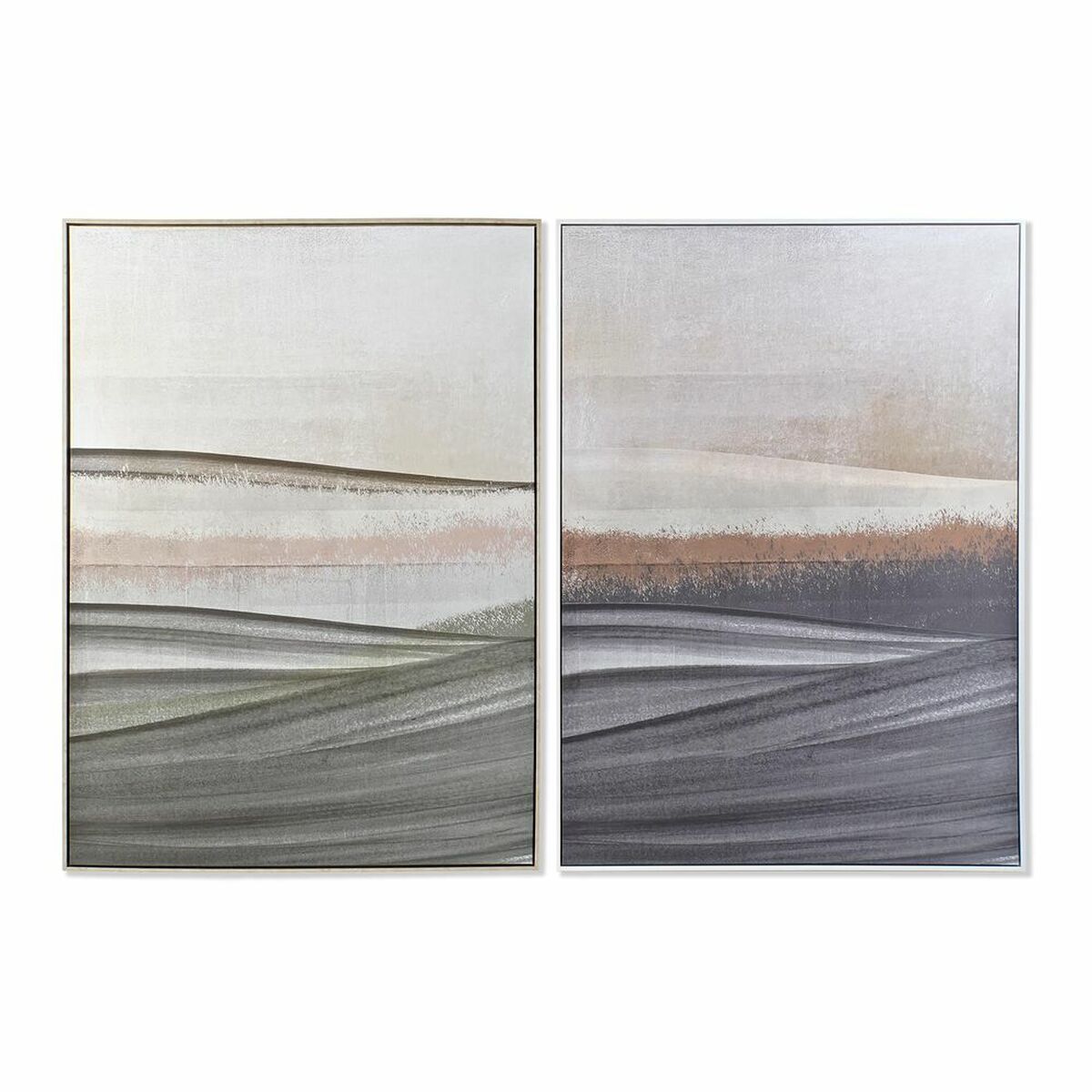 Tavla DKD Home Decor 103,5 x 4,5 x 144 cm Abstrakt Urban (2 antal) - 4