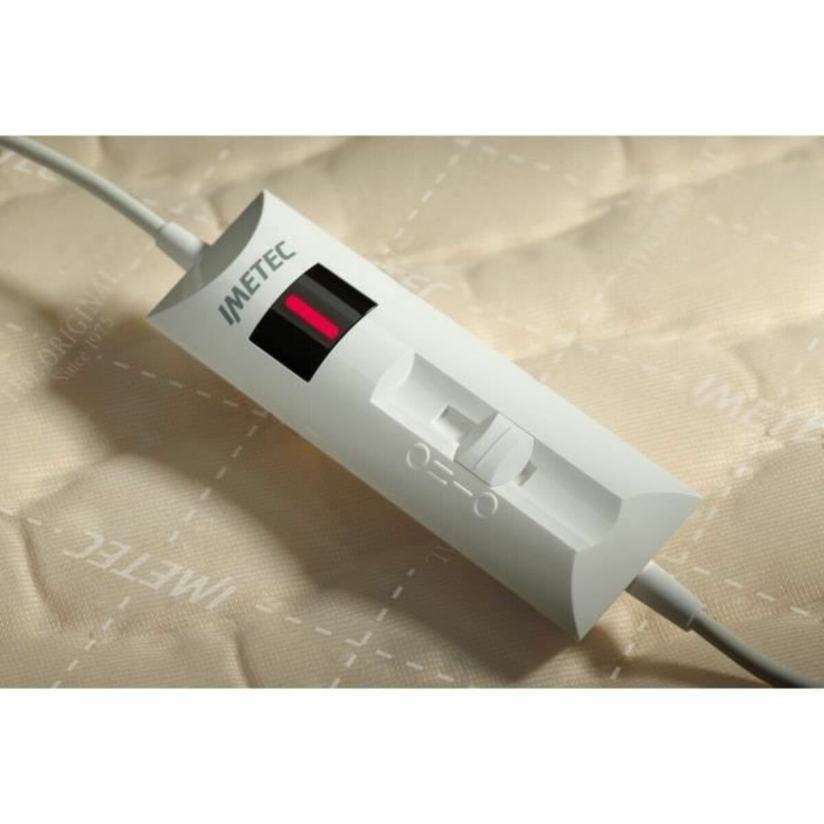 Elektrisk filt IMETEC 150 x 80 cm Beige - 2