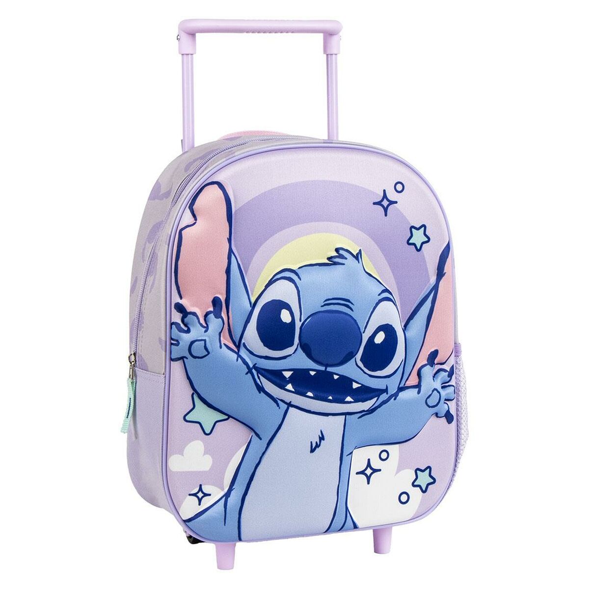 Skolväska med hjul Stitch 3D - 2