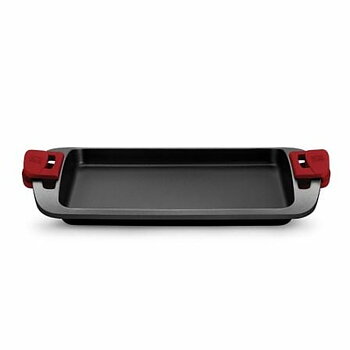 Slät grillplatta BRA A411740 Röd