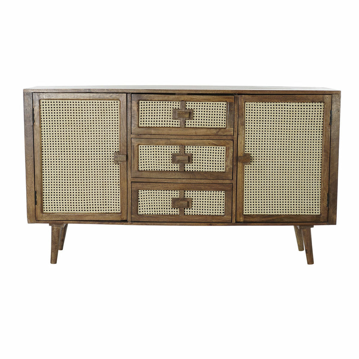 Skänk DKD Home Decor Rattan Mangoträ (150.5 x 40.5 x 86 cm) - 10