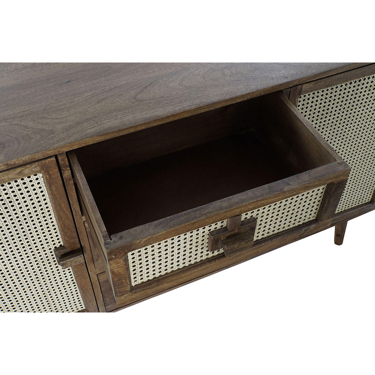 Skänk DKD Home Decor Rattan Mangoträ (150.5 x 40.5 x 86 cm) - 6