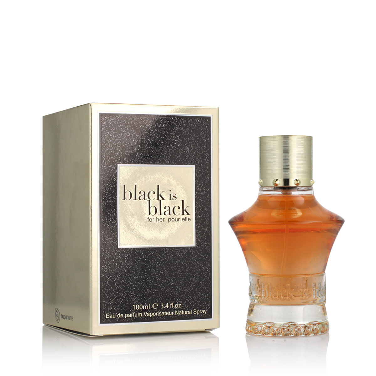Parfym Damer Nu Parfums EDP Black Is Black For Women (100 ml) - 4