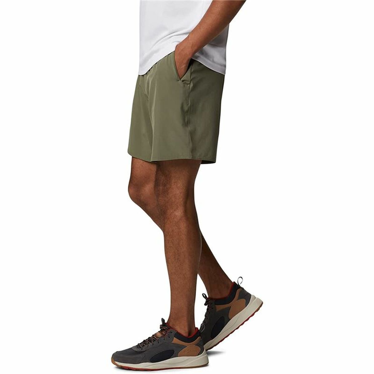 Sportshorts för män Columbia Hike™ Gul Persimon 7" - 15