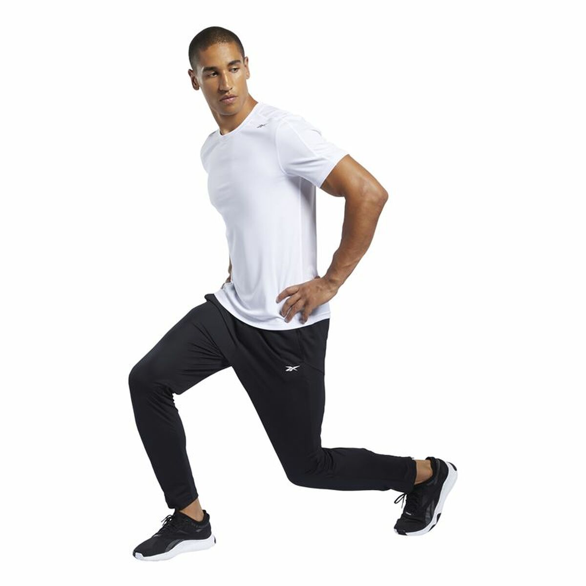 Byxor för vuxna Reebok Workout Ready Svart Män - 8
