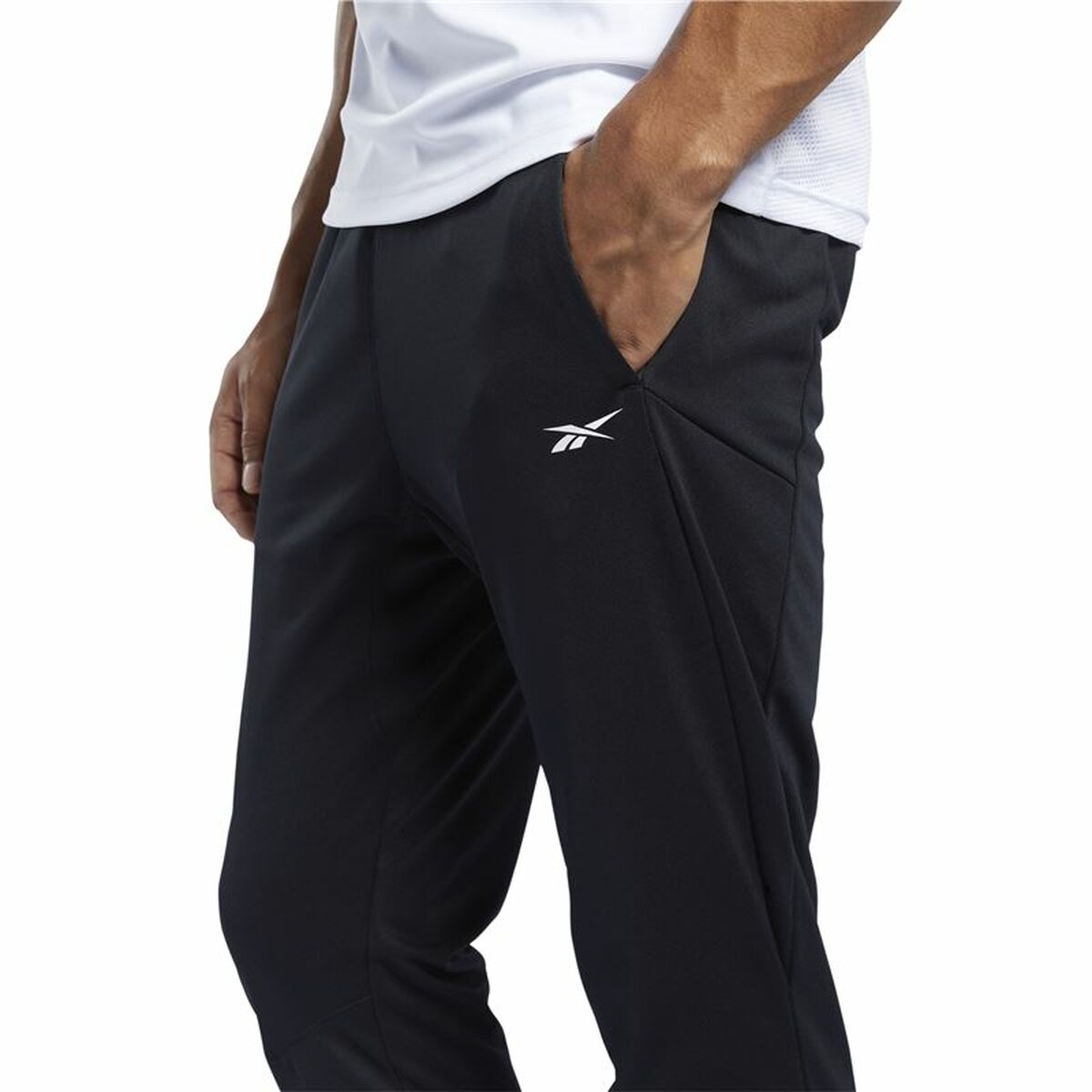 Byxor för vuxna Reebok Workout Ready Svart Män - 5