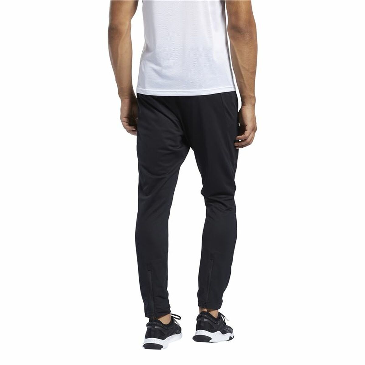 Byxor för vuxna Reebok Workout Ready Svart Män - 4