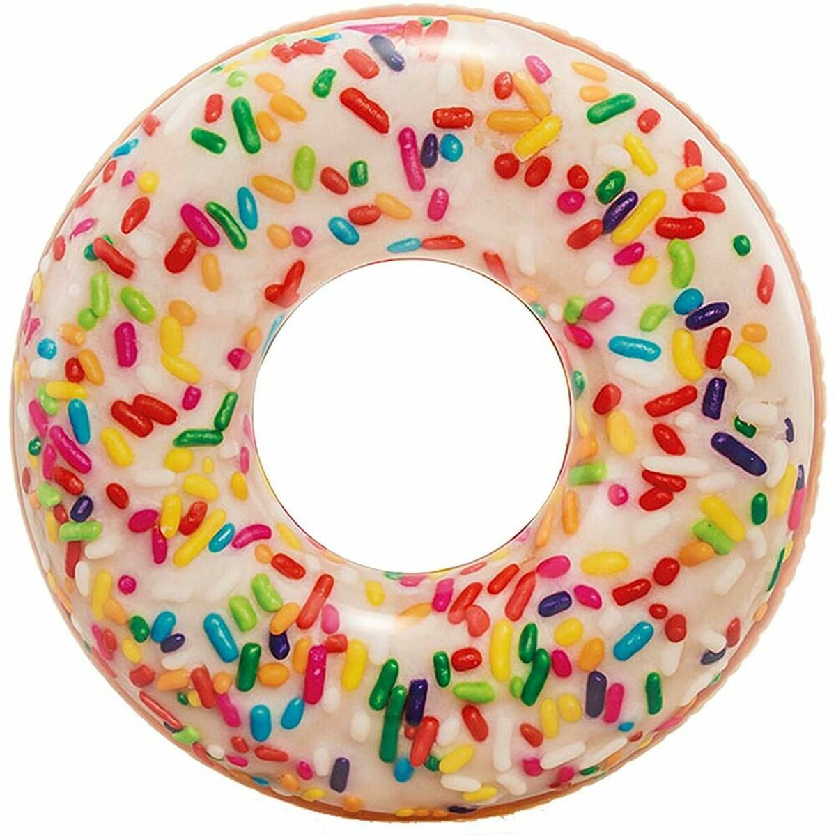 Uppblåsbart hjul Intex Donut Vit 99 x 25 cm - 5