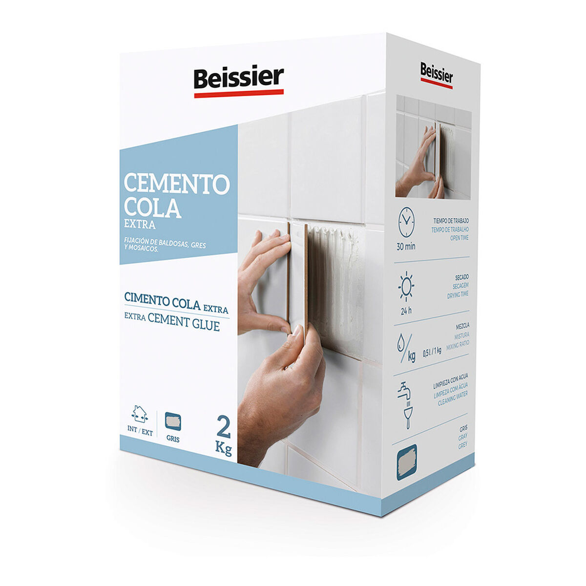 Cement Beissier 70164-001 Grå 2 Kg - 2