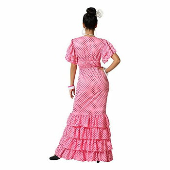 Maskeraddräkt vuxna Rosa Kvinnlig Sevillabo